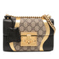 Gucci Small GG Supreme Osiride Padlock Crossbody