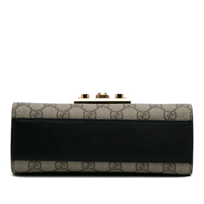 Gucci Small GG Supreme Padlock Crossbody