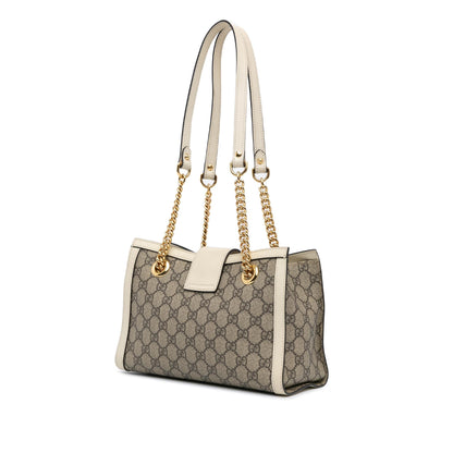 Gucci Small GG Supreme Padlock Tote
