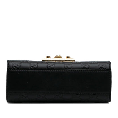 Gucci Small Guccissima Padlock Crossbody
