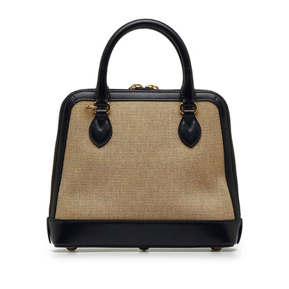 Gucci Small Horsebit 1955 Canvas Top Handle (SHG-hasten)
