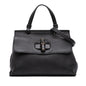 Gucci Small Leather Bamboo Daily Satchel