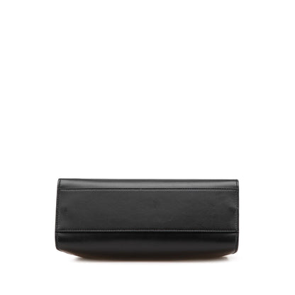 Gucci Small Leather Bamboo Nymphaea Satchel