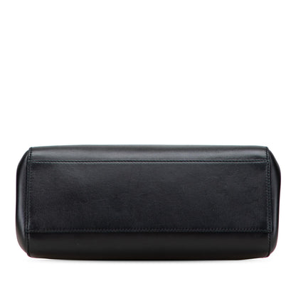 Gucci Small Leather Bamboo Nymphaea Satchel