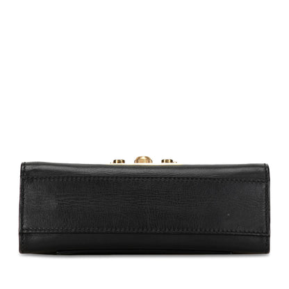 Gucci Small Leather Padlock Crossbody Bag (SHG-QBobEP)