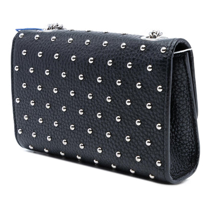 Gucci Small Leather Studded Miss Bamboo Crossbody