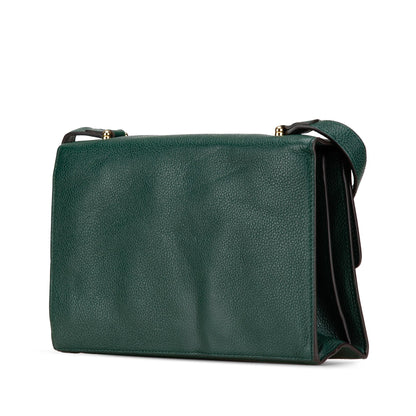 Gucci Small Leather Zumi Flap Crossbody