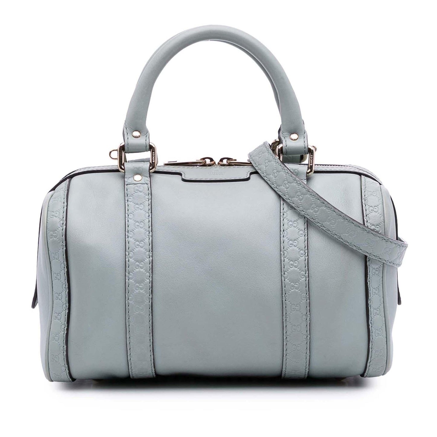 Gucci Small Microguccissima Trimmed Leather Joy Boston Bag