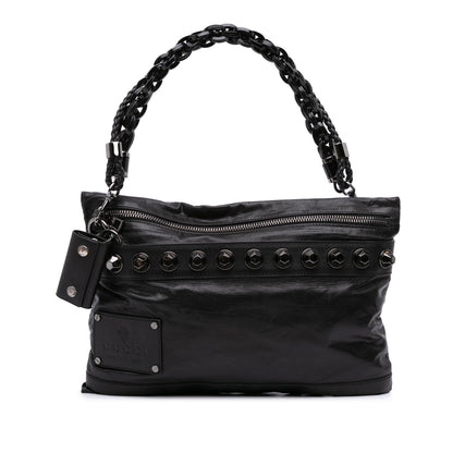 Gucci Studded Calfskin Shoulder Bag