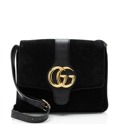 Gucci Suede Arli Medium Shoulder Bag