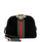 Gucci Suede Ophidia Dome Small Shoulder Bag