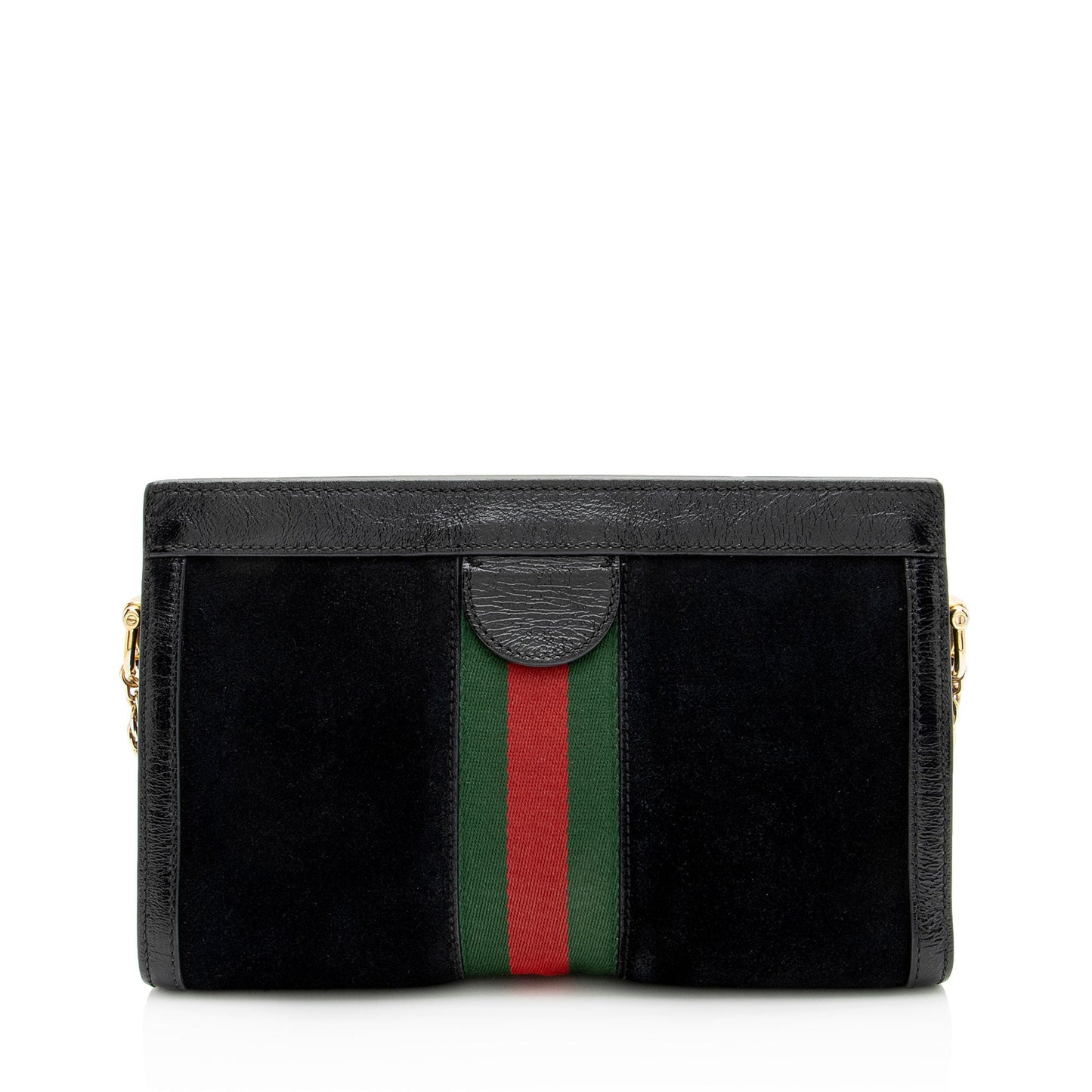 Gucci Suede Ophidia Medium Chain Shoulder Bag