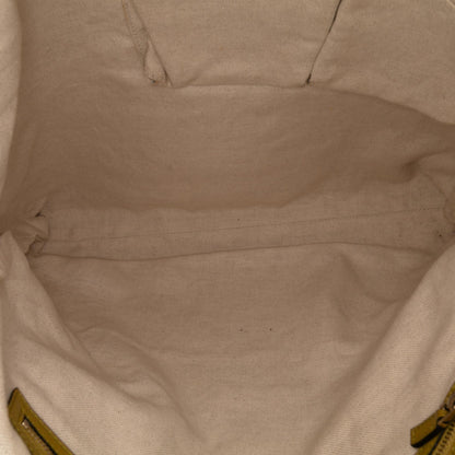 Gucci Tall Leather Bamboo Shopper Tote