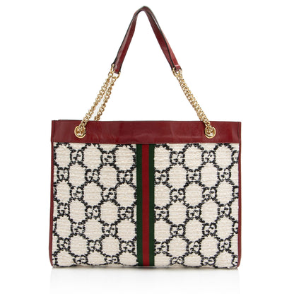 Gucci GG Tweed Rajah Large Tote
