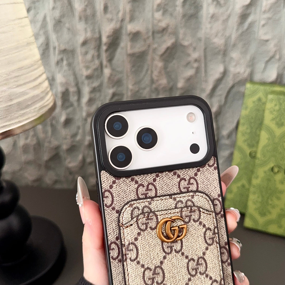 Gg Card Slot Phone Case Iphone 17 Series / 18 Pro / 18 Pro Max