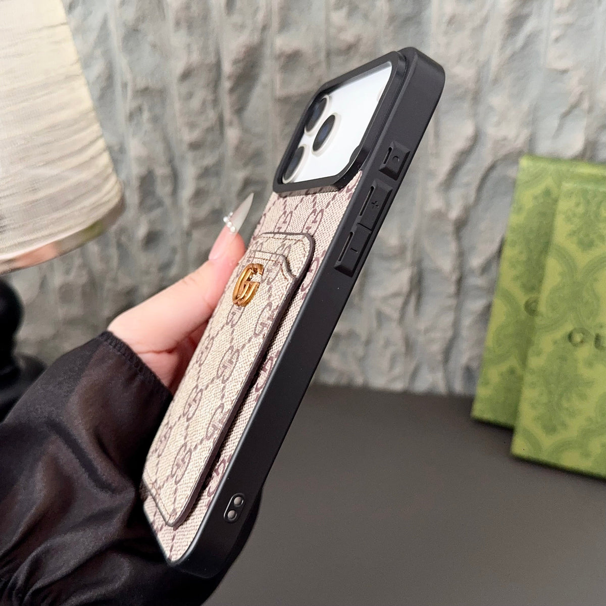 Gg Card Slot Phone Case Iphone 17 Series / 18 Pro / 18 Pro Max