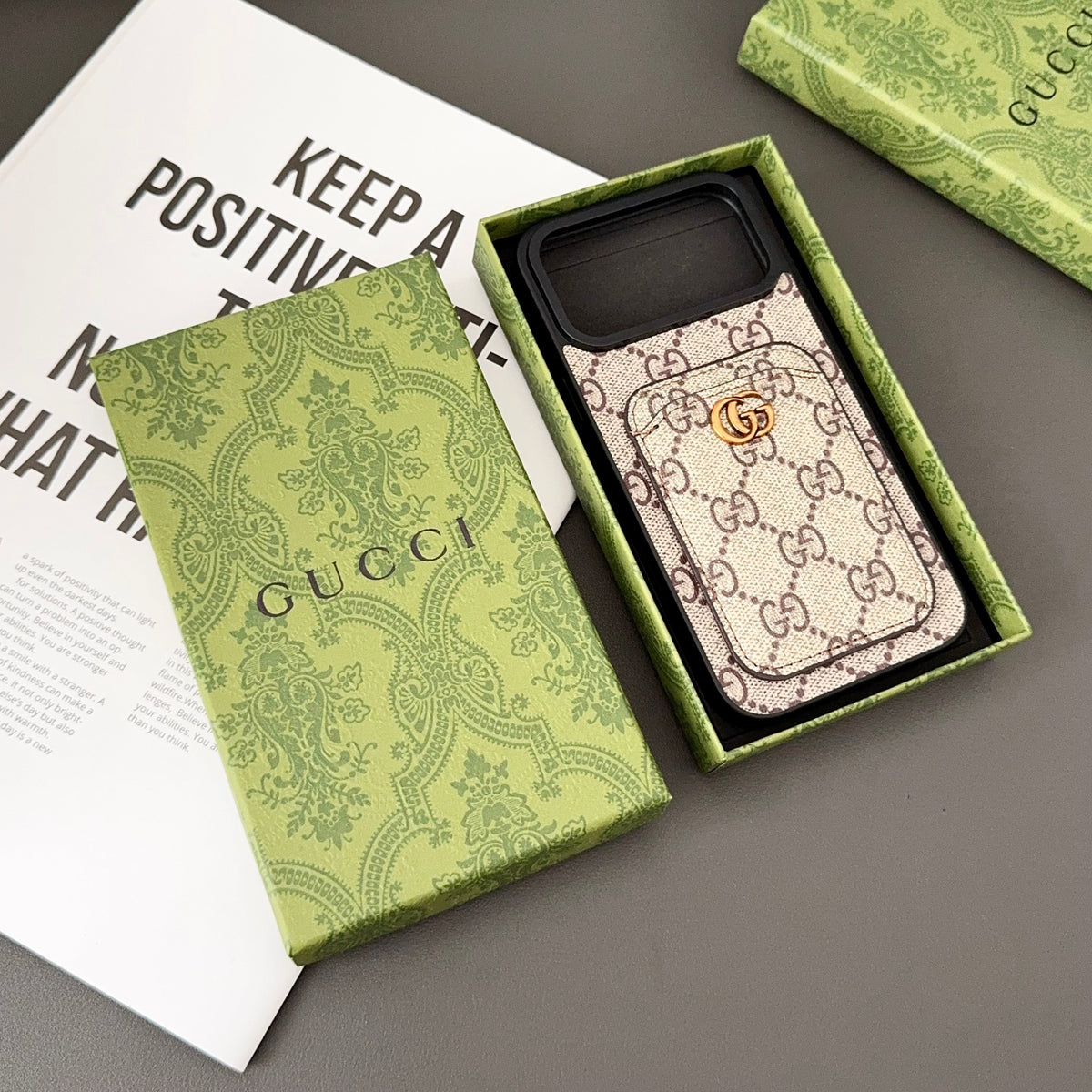 Gg Card Slot Phone Case Iphone 17 Series / 18 Pro / 18 Pro Max