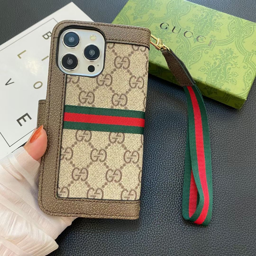LV iPhone Case Wallet Style for 12 13 14 15 16 Pro Max Plus