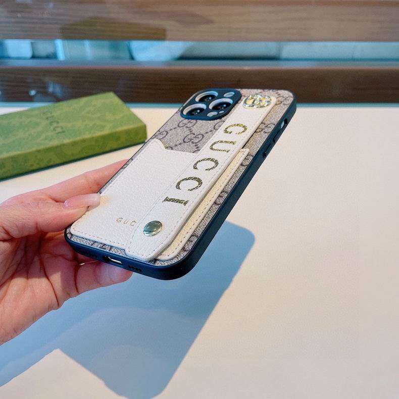Gucci iPhone Case Hand Strap for iPhone 12 13 14 Pro Max Plus