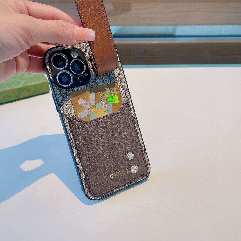Gucci iPhone Case Hand Strap for iPhone 12 13 14 Pro Max Plus