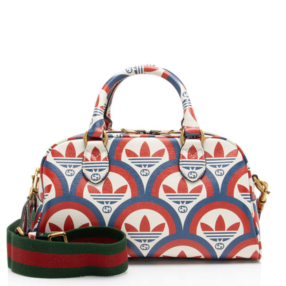 Gucci x Adidas Calfskin Interlocking G Mini Duffle