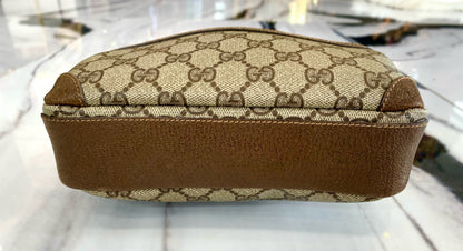 GUCCI MONOGRAM COATED CANVAS VINTAGE CROSSBODY