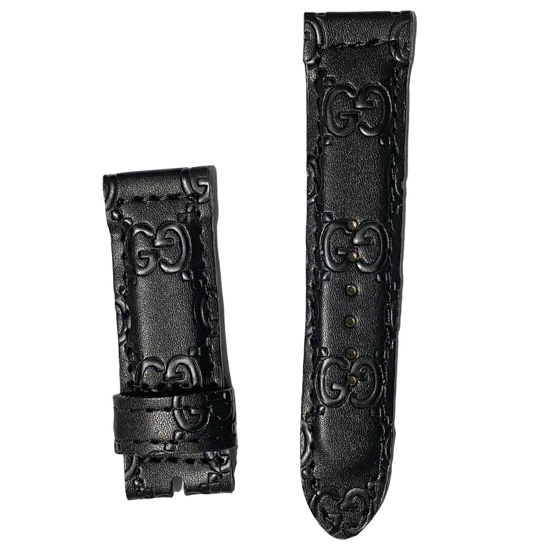 Gucci Apple Watch Band BLK on BLK Upcycled