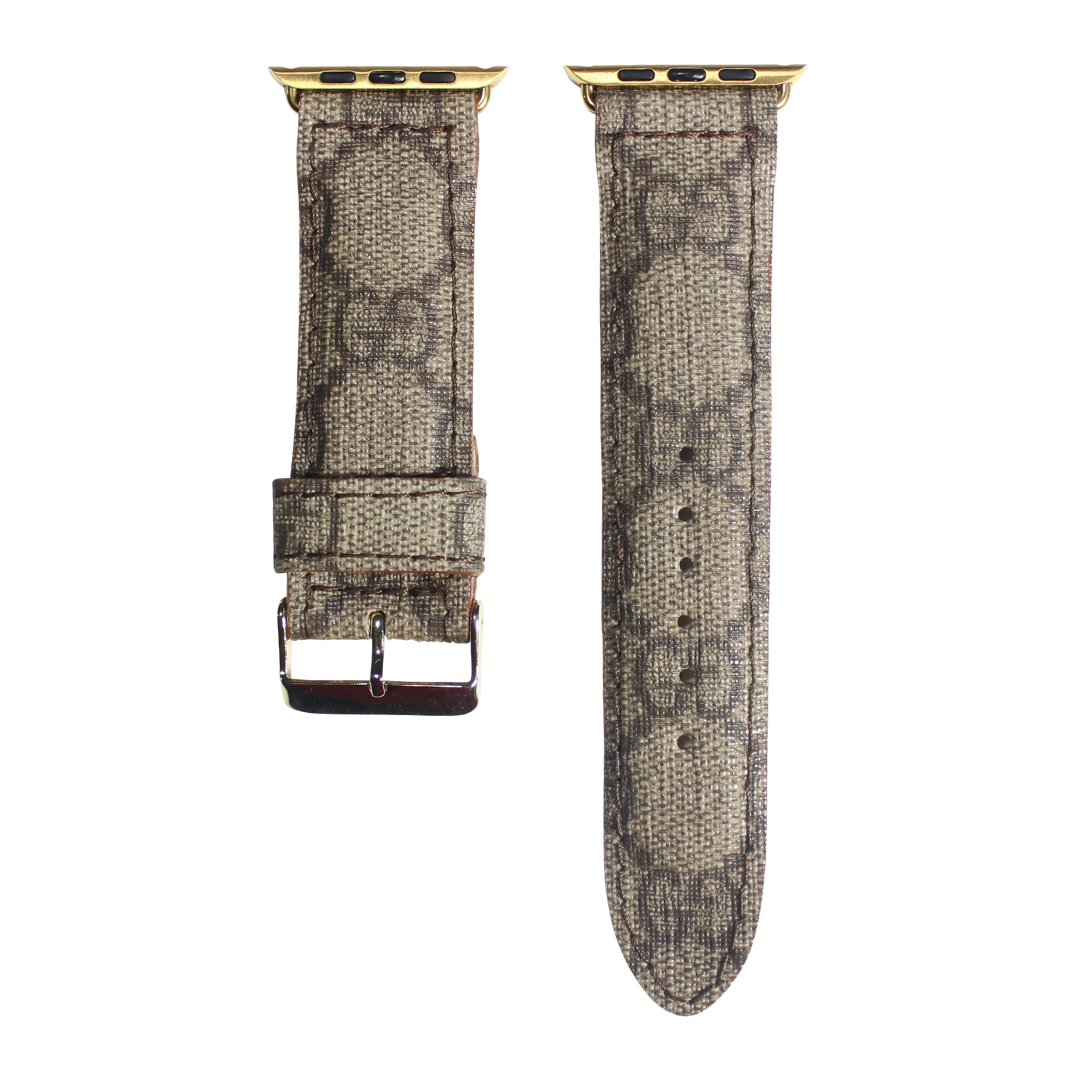 Gucci Apple Watch Band BROWN Upcycled