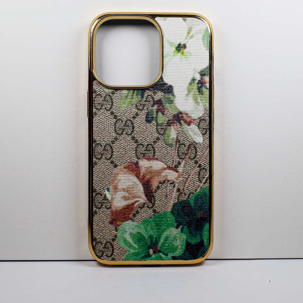 Gucci iPhone 1115 Plus Pro Max Case White Green Bloom