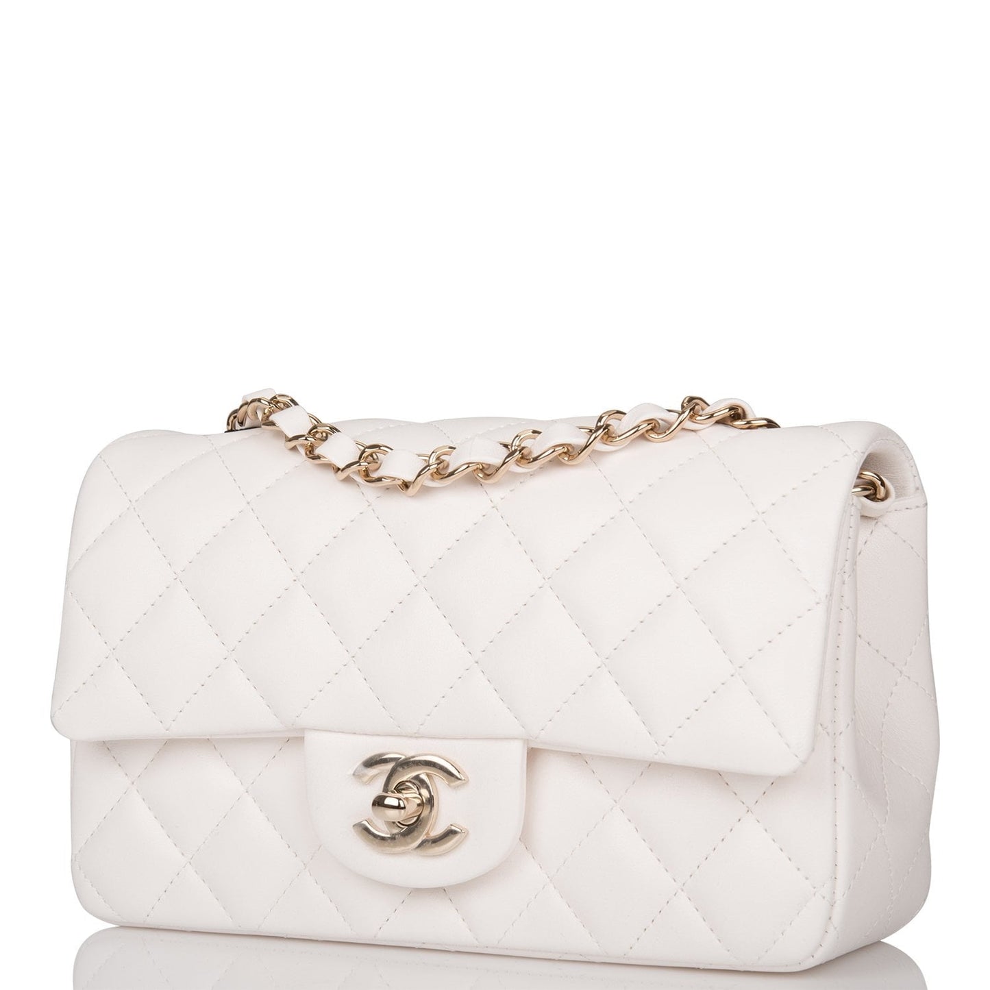 Chanel Classic Flap Lambskin Gold Shoulder Bag
