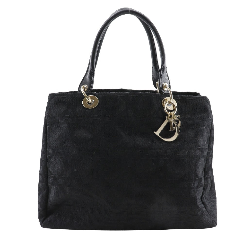 Christian Dior Tote Bag JCA449449 Nylon canvas black Canage Women
