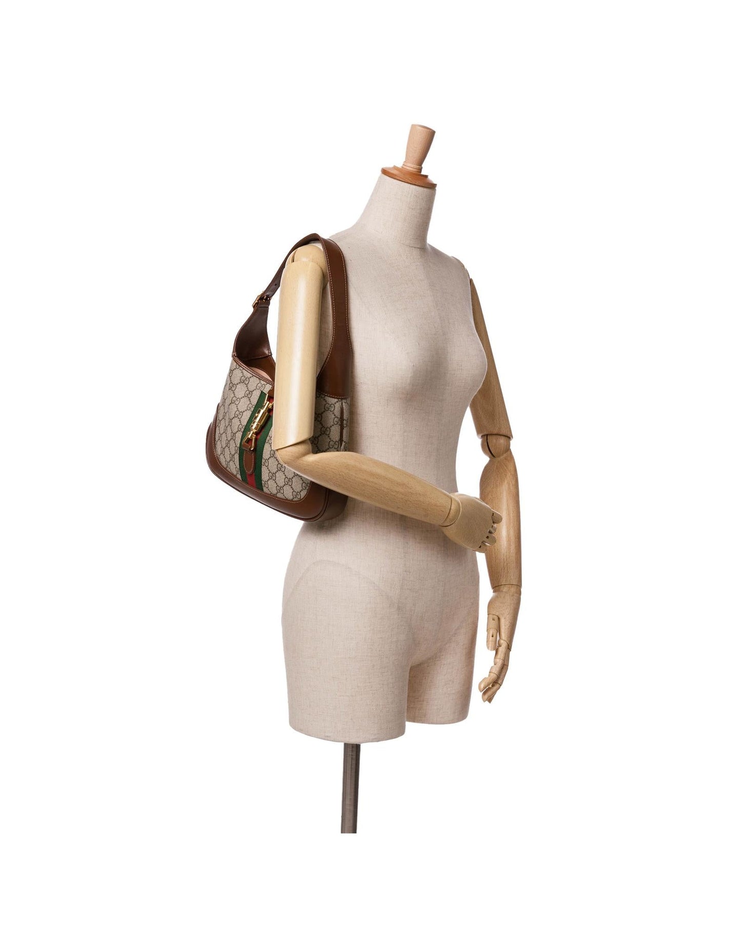 Small Supreme Jackie 1961 Crossbody with Leather Trim and Web Detail