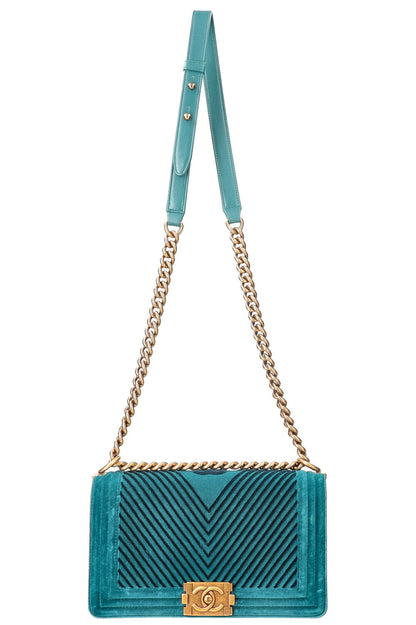 Chanel Boy Blue Luxury Handbag