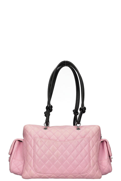Chanel Cambon Multipocket Reporter Bag Pink