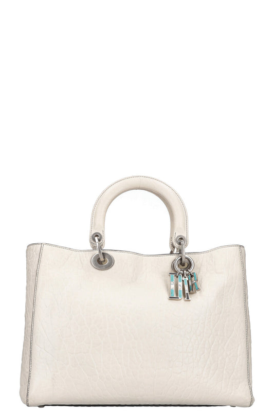 Dior Lady Dior Leather Handbag Style 116