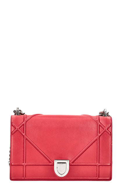 Christian Dior Diorama Medium Crossbody Bag Red