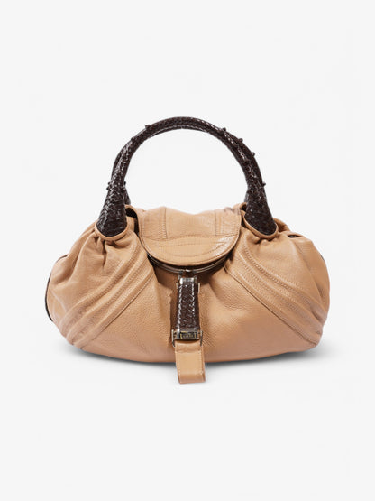 Fendi Leather Brown Shoulder Bag Style 4