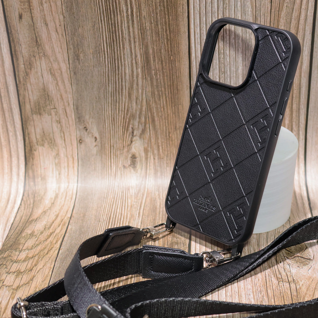 Hermes Crossbody Phone Case with Strap For iPhone