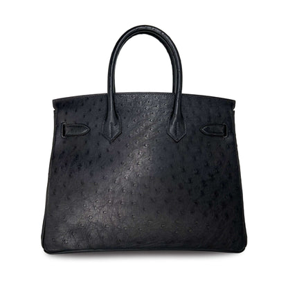 Top Quality Luxury Hermes Birkin Noir Designer Bag B30 Rghw