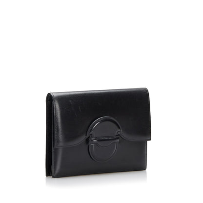 Luxury Hermes Box Calf Leather Clutch Bag Shg-Zzytms