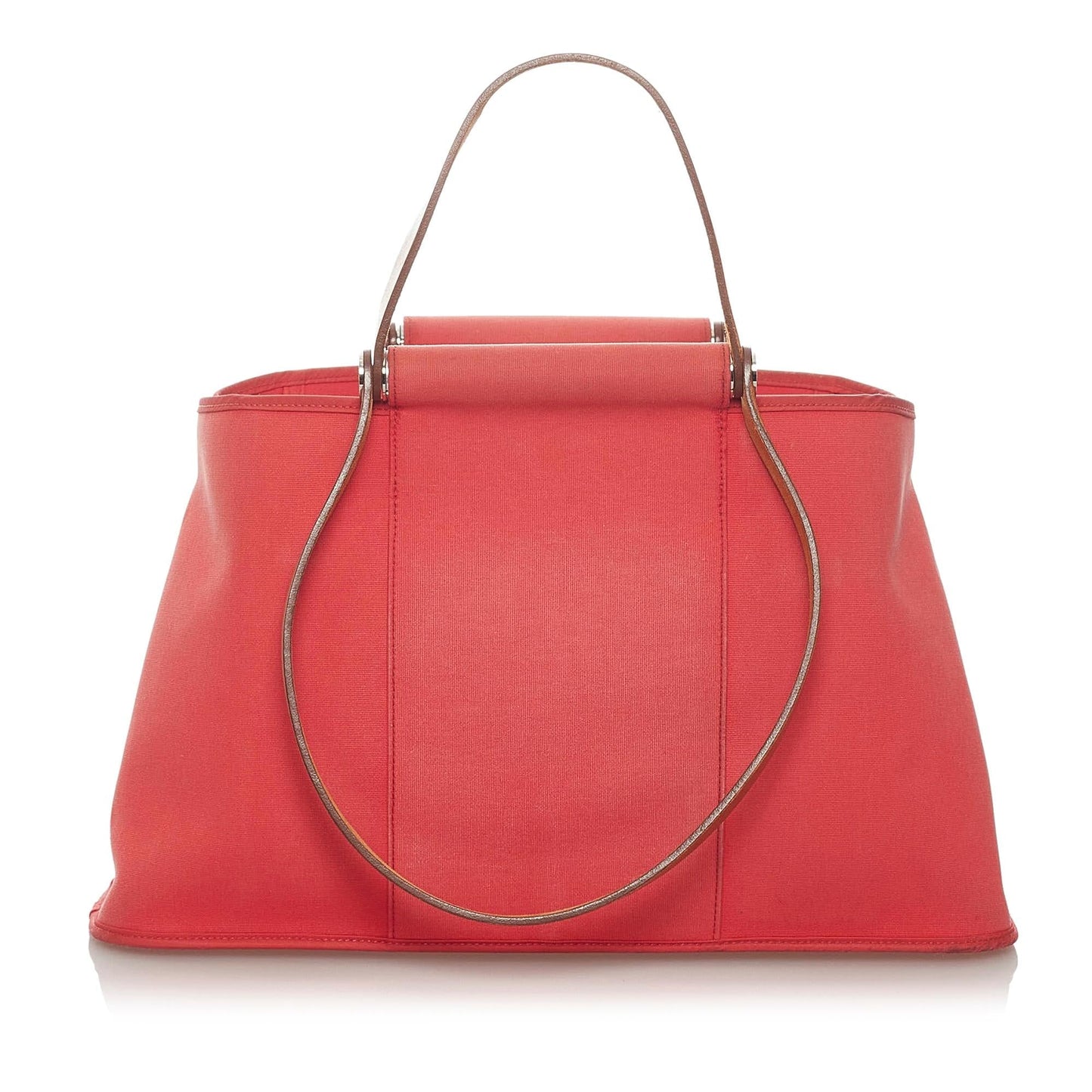 Luxury Hermes Cabag Elan Canvas Satchel Shg-Qdwe1U