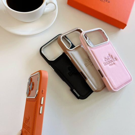 Hermes Leather Phone Case for 1317 / Pro / Pro Max