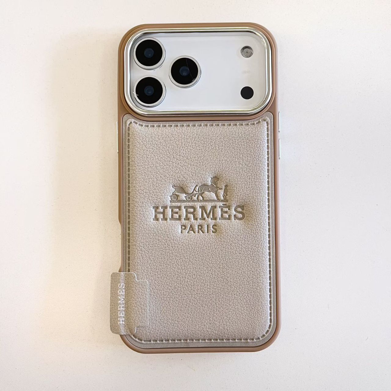 Hermes Leather Phone Case for 1317 / Pro / Pro Max