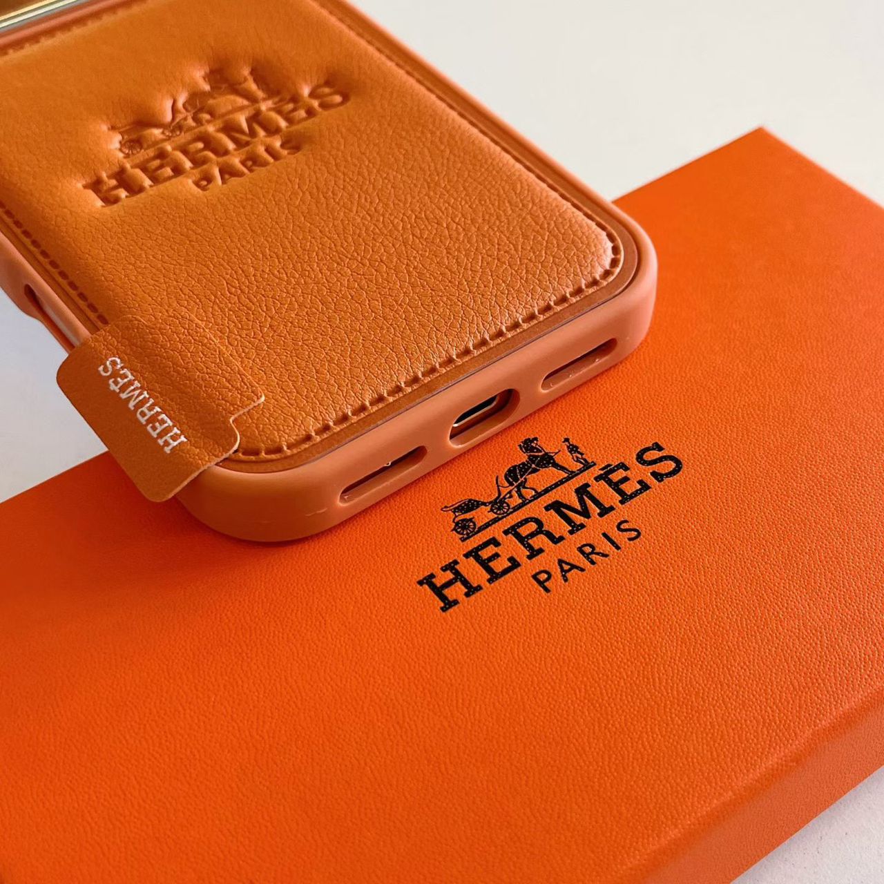 Hermes Leather Phone Case for 1317 / Pro / Pro Max