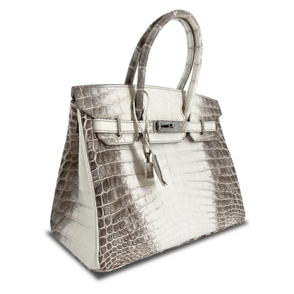 Top Quality Luxury Hermes B30 Himalaya Niloticus Croco Matte Phw Designer Bag
