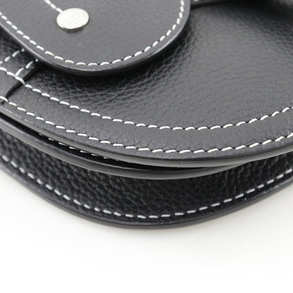 Dior Sling bag Calfskin black saddle mens