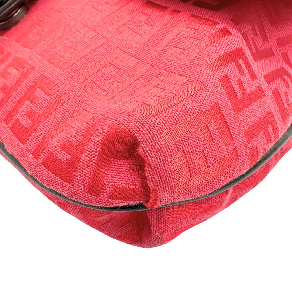Fendi Luxury Leather Red Clutch Style 3