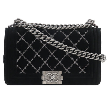 Chanel Boy Chanel 25 Velour Leather 2way Shoulder Bag