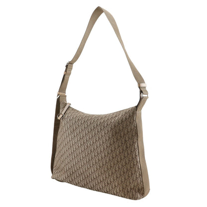 Christian Dior Shoulder Bag 07RU 0064 canvas beige Trotter unisex(Unisex)