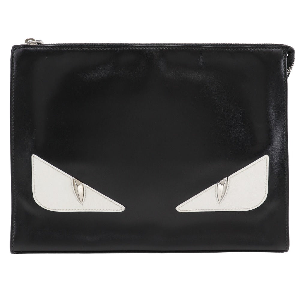 Fendi Luxury Leather Red Clutch Style 3